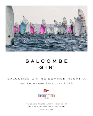 More information on Salcombe Gin RS Summer Regatta, RS Ball, RS200 Masters, RS500 Nationals what's it all about then?